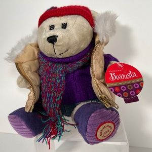 Collectible Winter Bear w/Puffer Vest Starbucks Coffee 2006 Bearista 52nd Ed NEW